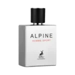 Alpine Homme Sport Eau de Parfum silver bottle with black cap